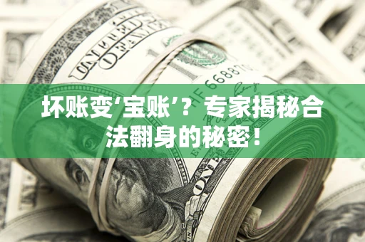 济南坏账变‘宝账’？专家揭秘合法翻身的秘密！