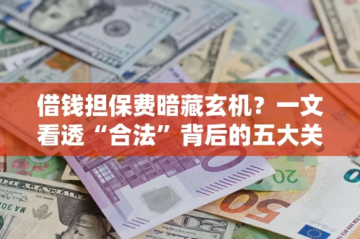 济南借钱担保费暗藏玄机？一文看透“合法”背后的五大关键陷阱