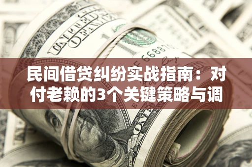 济南民间借贷纠纷实战指南：对付老赖的3个关键策略与调解盲区解析