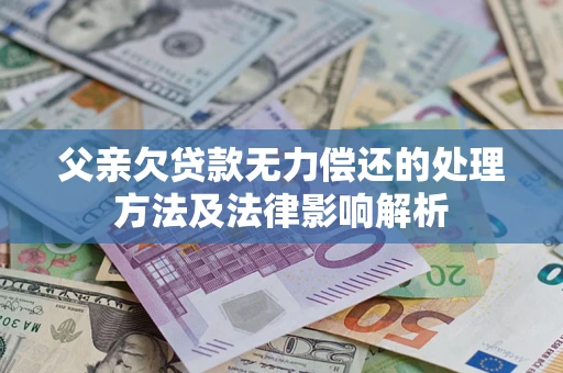 济南父亲欠贷款无力偿还的处理方法及法律影响解析