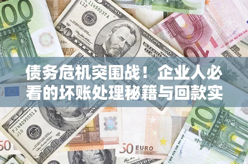 济南债务危机突围战！企业人必看的坏账处理秘籍与回款实战指南